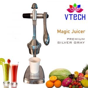 Hand Press Juicer Premium Silver