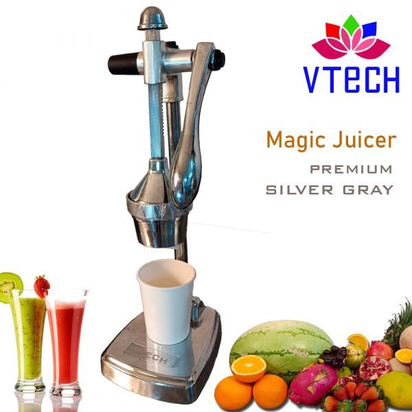 Hand press Juicer silver color